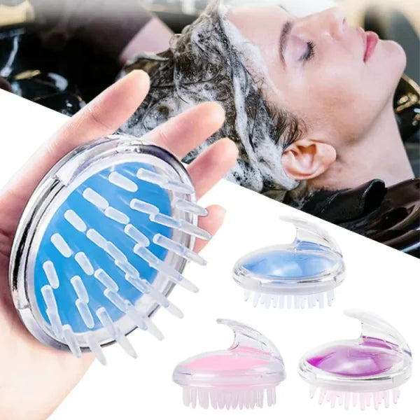 3 In 1 Combo Deal 1 Derma Roller , Silicone Scalp Massage Brush , Oil Bottle