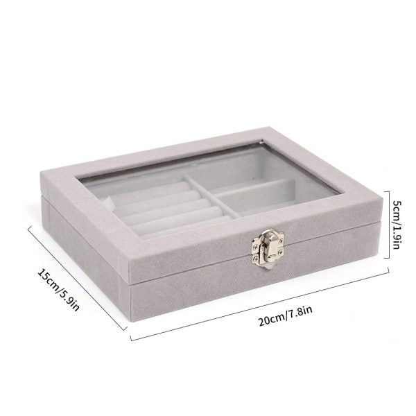 Mistico Velvet Carrying Case With Glass Cover