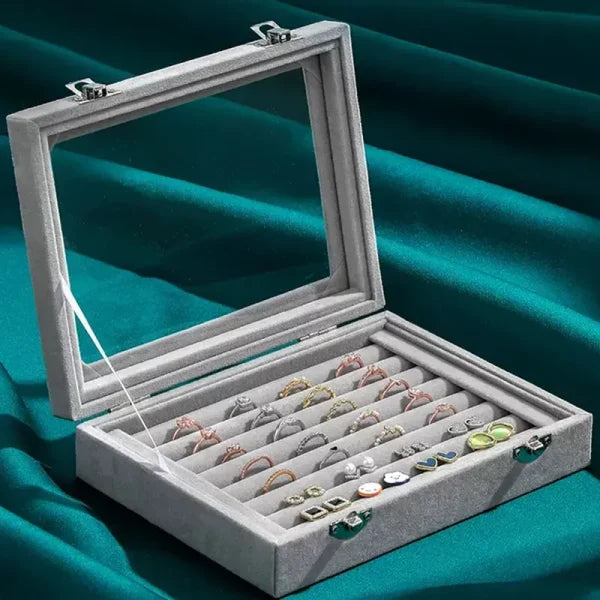 Mistico Velvet Carrying Case With Glass Cover