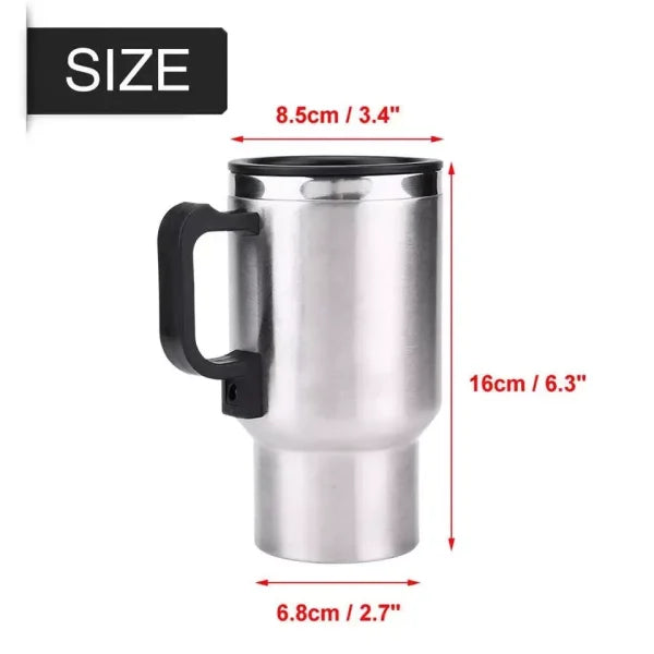 12 Volts 450 Ml Heated Travel Mug Coffee