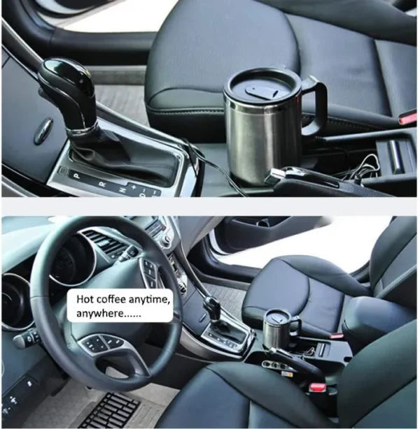 12 Volts 450 Ml Heated Travel Mug Coffee