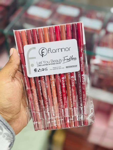 Flormar Perfect Lipliner – Long-lasting Pack Of 12 Shades