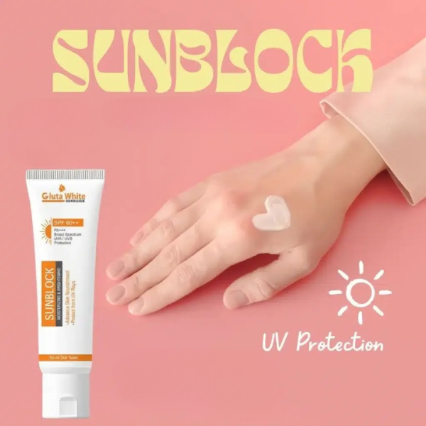 Glutawhite Sunblock Spf 60+ – Moisturizing