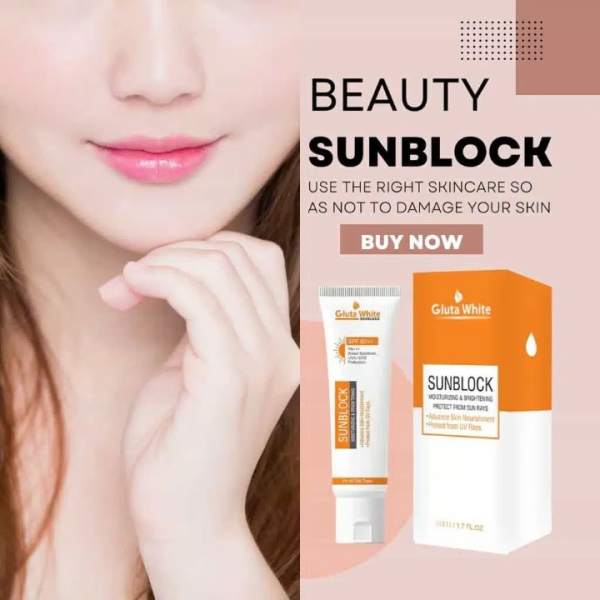 Glutawhite Sunblock Spf 60+ – Moisturizing