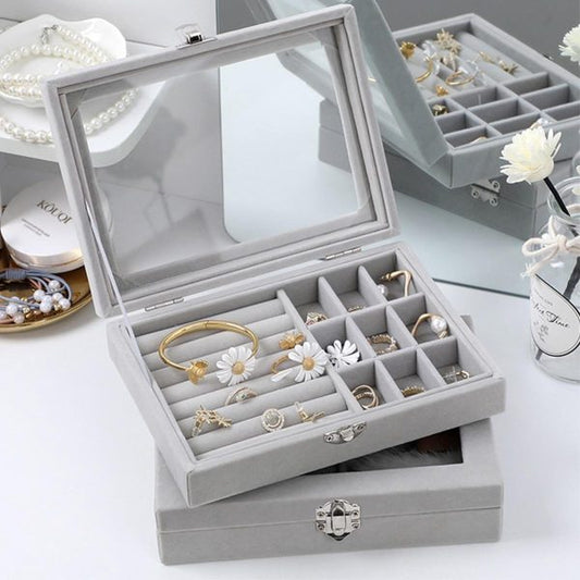 Mistico Velvet Carrying Case With Glass Cover