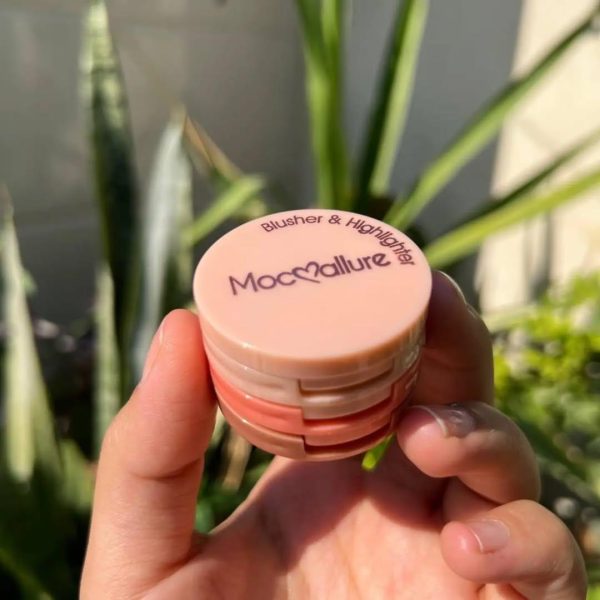 3 In 1 Blusher Highlighter Kit Package