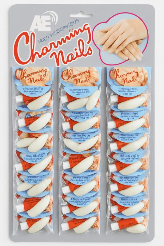 Pack Of 24 Charming Artificial Nails With Glue
